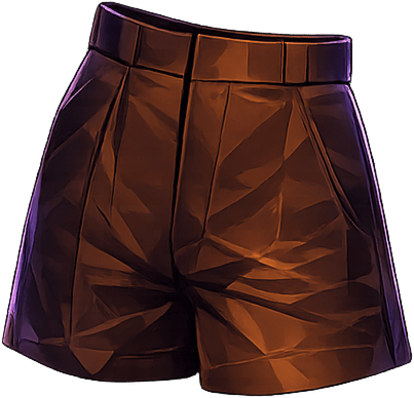 Brown shorts product photo