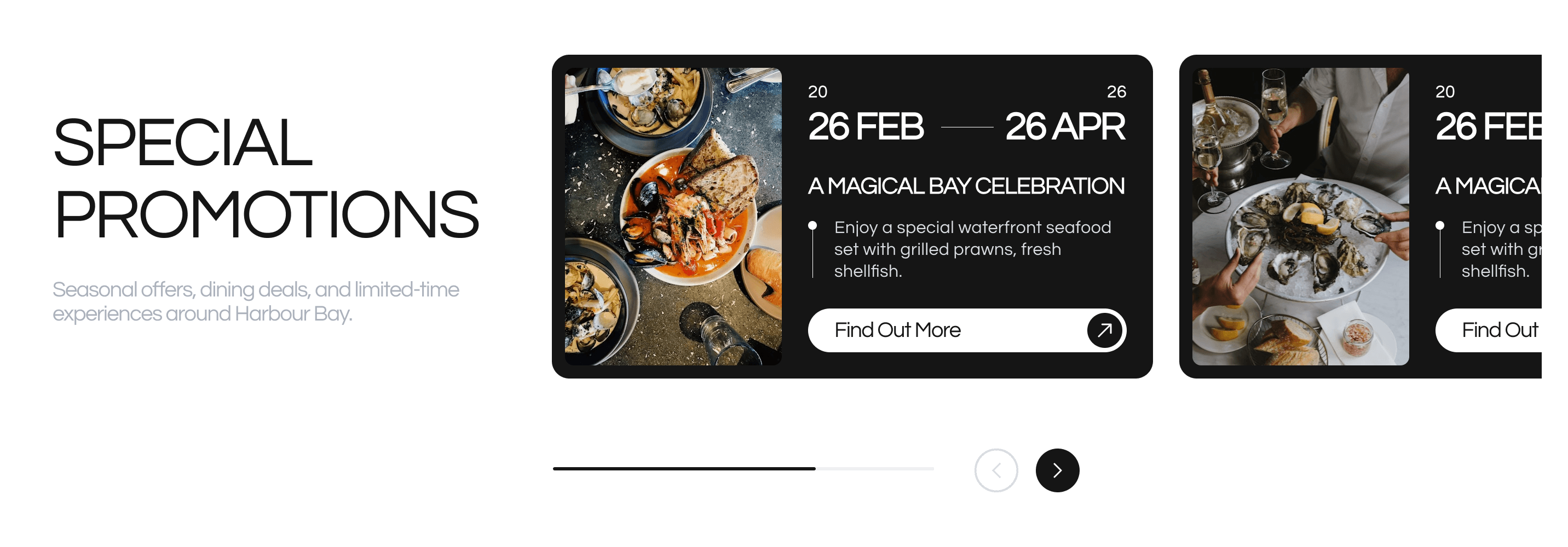harbour bay special promotions